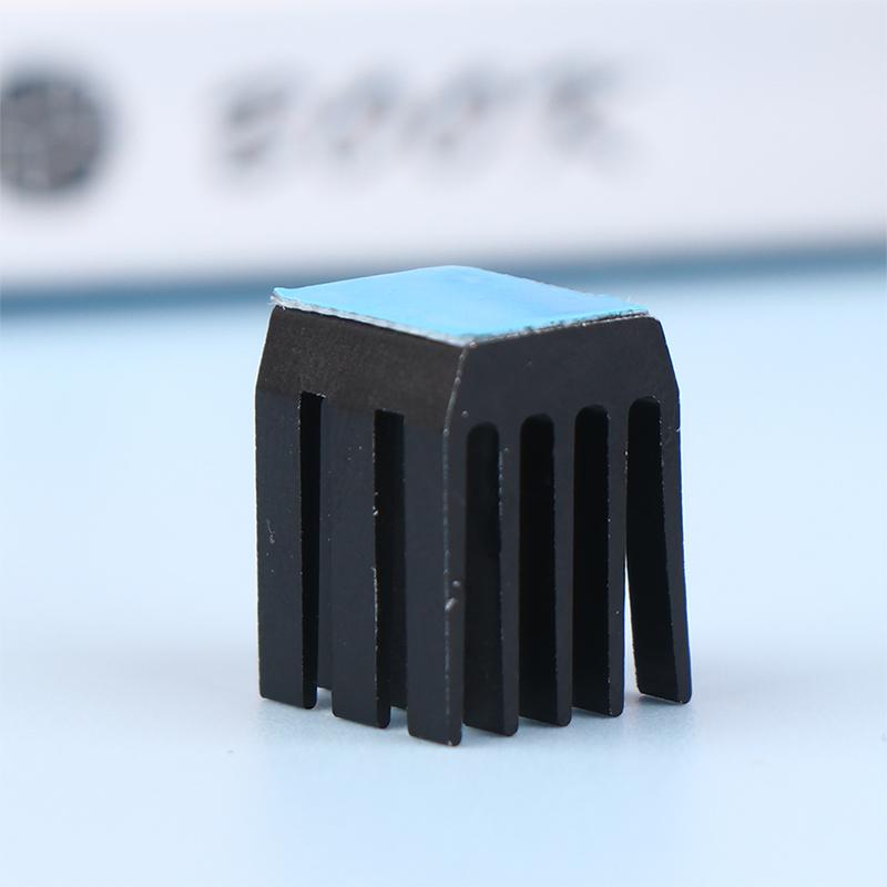 4Pcs 3D Printer Parts Blue Stepper Motor Driver Module Heat Sinks With Glue Cooling Block Heatsink For A4988 Drive