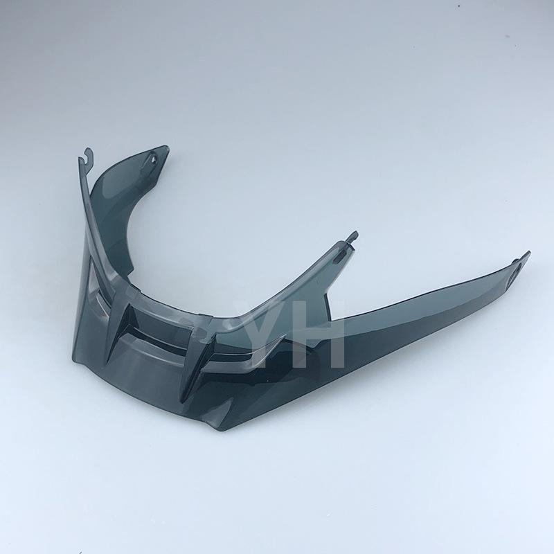 R50S Spoiler zadního křídla helmy, Vícebarevný, Nedestruktivní instalace