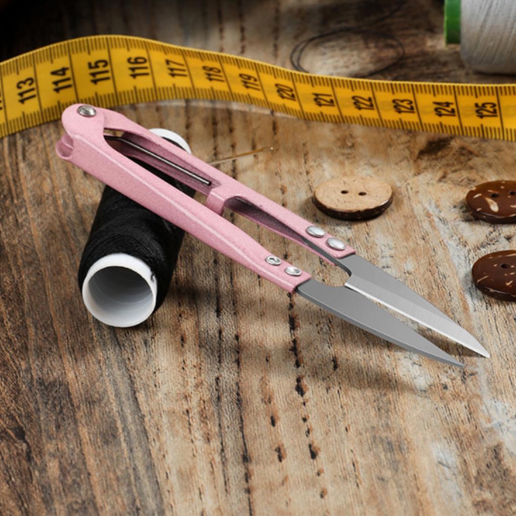 Mini Scissor High-carbon Steel U Shape Sewing Snips Cutting Tools Thrum Yarn Clippers Trimming Nipper Household Items for Home