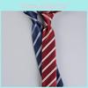 Kids Neck Tie With Stripe Pattern For Casual School Uniforms Gift