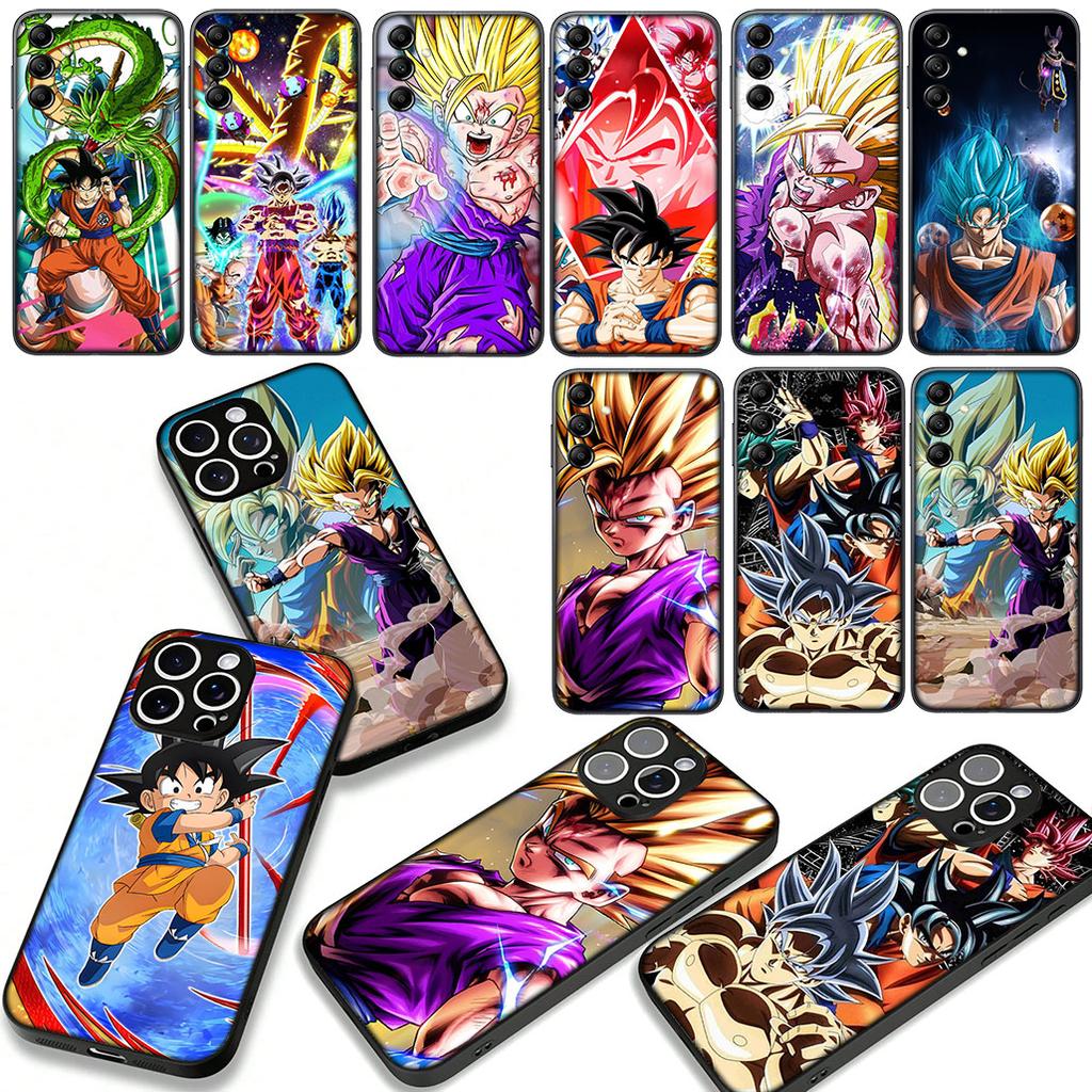 Handyhülle für Apple iPhone 16 15 14 Plus 13 12 Mini 17 Pro Max + 16E Air 16+ ProMax Hülle Son Gohan Dragon Ball Z Gehäuse