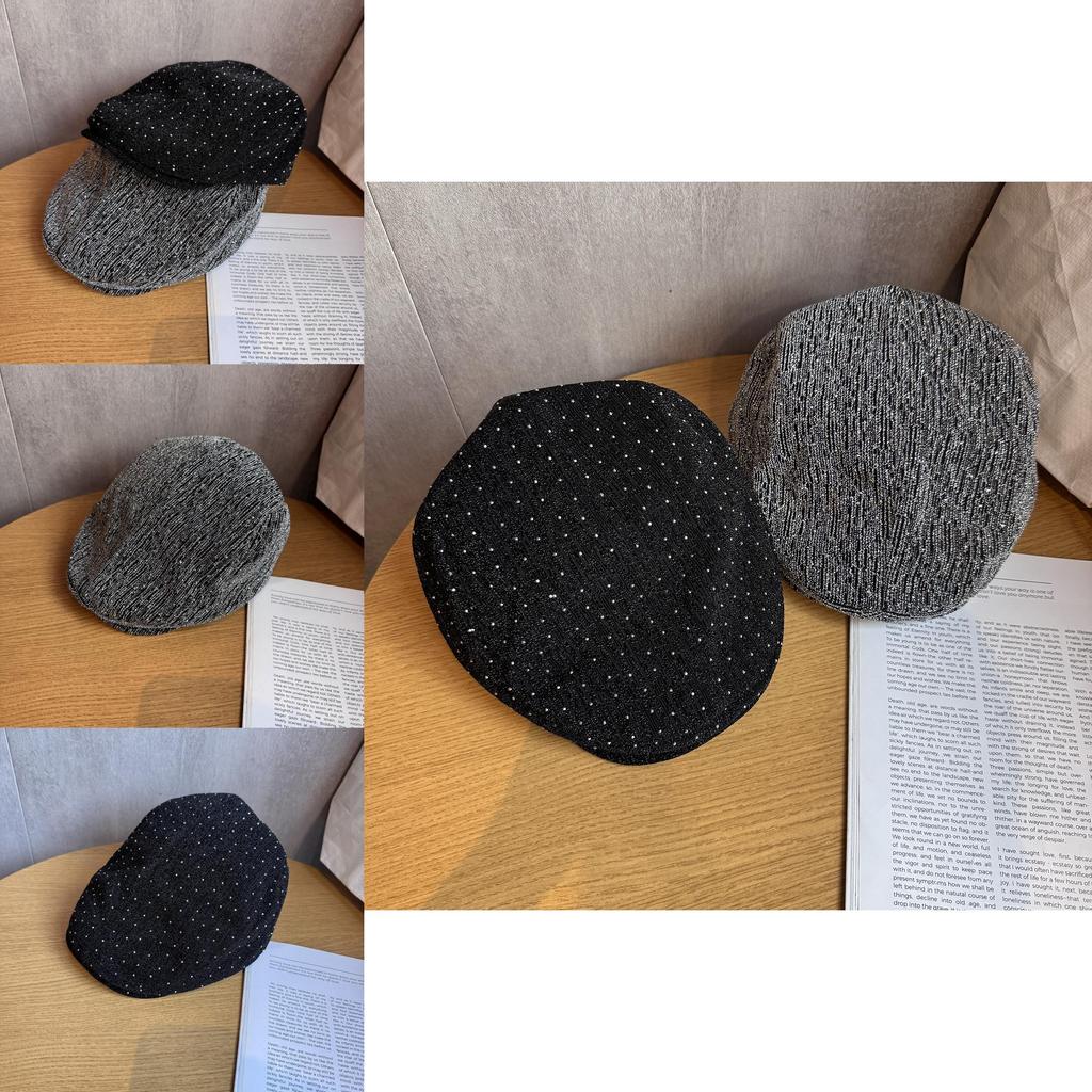 Vintage Cotton Artist Hat With Short Brim And Breathable Design For Casual Wear