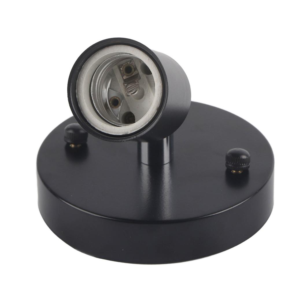 1Pc E27 Modern Vintage Ceiling Light Wall Mounted Lamp Bulb Holder Socket 180 Degrees Rotating