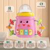 0-12M Baby Musical Feeding Bottle Pacifier Newborn Soft Teether Rattles Educational Toy Mobile Soothing Vocal Music Rattles Toys