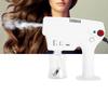 1pcs Portable Nano Steam Gun Hair Care Hydration Sprayer Hot Dyeing Care Blue Micro Mist Machine Spray Gun Hair Steamer Trigger