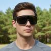 Outdoor Sports Retro Goggles With Large Frames For Cycling, Fashionable Mountaineering And Skiing Sun Glasses 66310