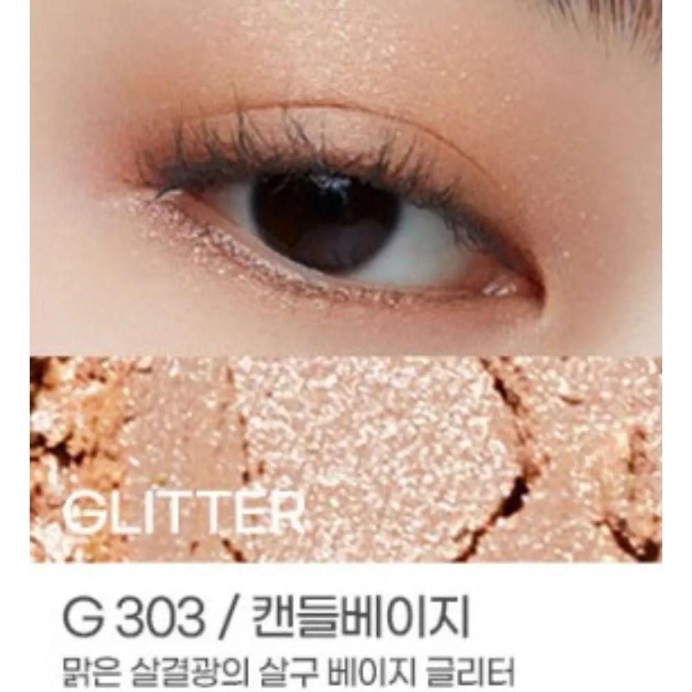Kate Eye Single Shadow Volume Glitter G303 Candle Beige