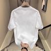 Trendy Brand Short-Sleeved Pure Cotton Men'S Printed T-Shirt Trendy Men'S And Women'S Versatile Round Neck T-Shirt Men'S