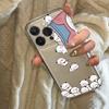 Funny Cat Phone Case For iPhone 17 Air 16E 16 15 14 11 Pro Max Plus 13 12 Mini 8 7 X XR Transparent Shockproof Cover