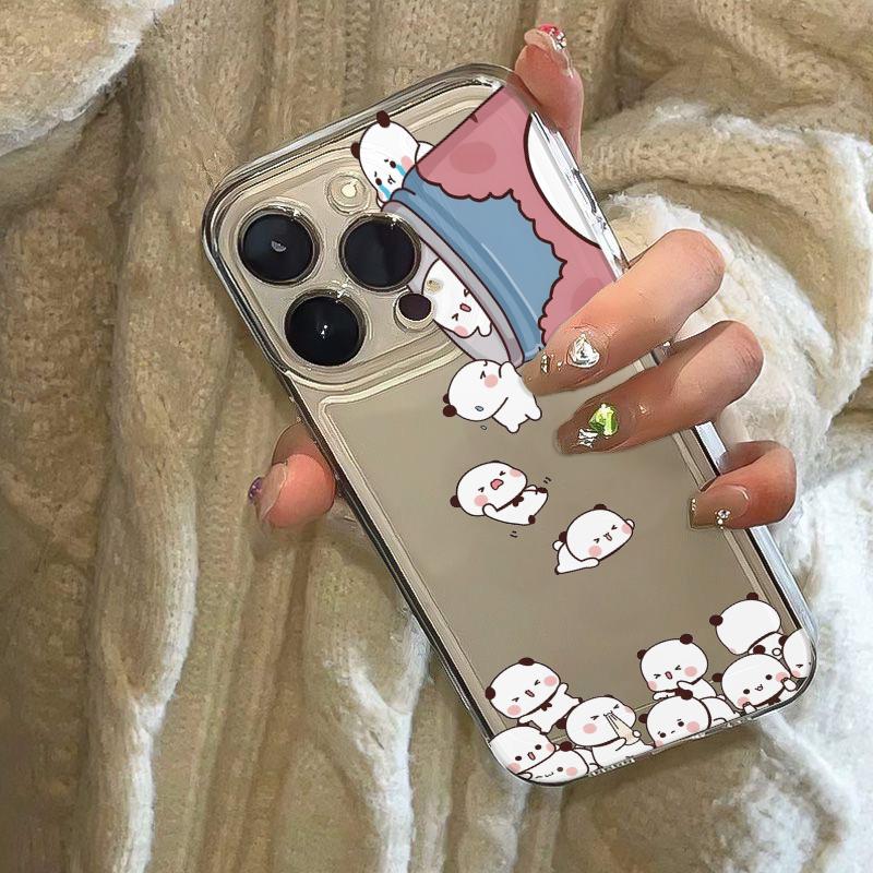 Funny Cat Phone Case For iPhone 17 Air 16E 16 15 14 11 Pro Max Plus 13 12 Mini 8 7 X XR Transparent Shockproof Cover