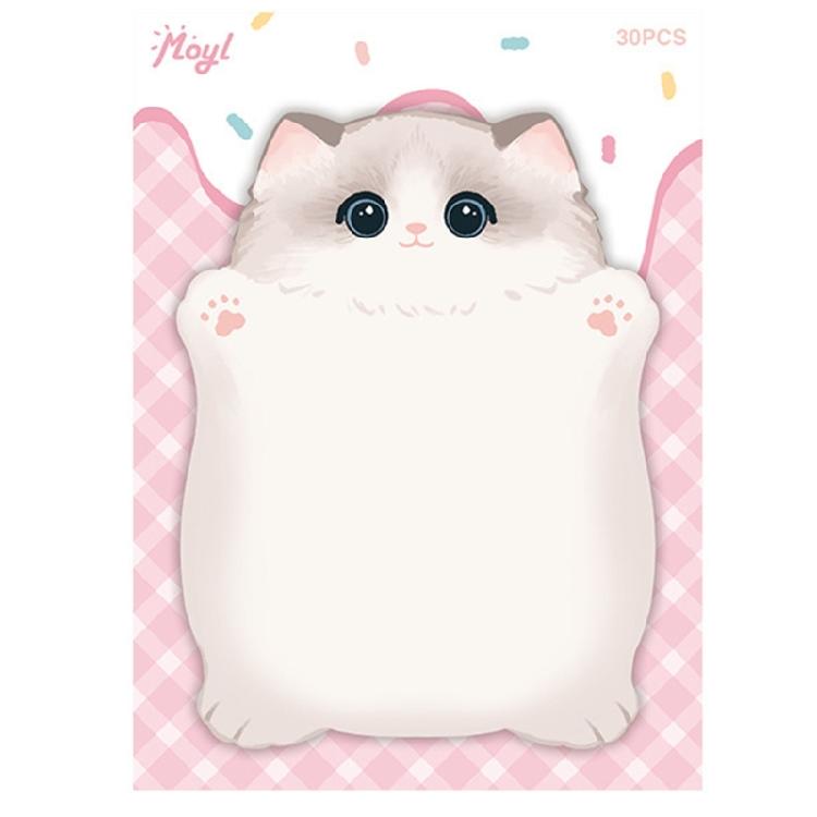 Cartoon Shape Design Stick Note Selves Stick Write Pad Reusable for School Office Journaling Multipurpose Paper Notepads