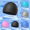 Unisex Swim Cap Long Short Hair Solid Color Swim Cap