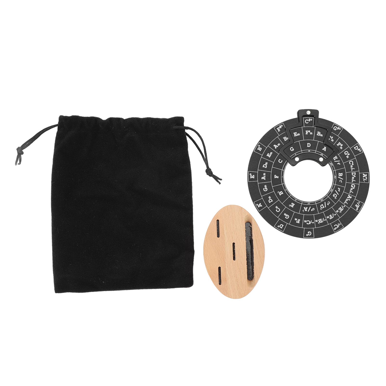 

Circle of Fifths Wheel Music Theory Disc Accessories Melody Tool Metal for Guitar Bass Piano чёрный
