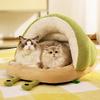 Cat Cave Bed Cozy Snail Slipper Dog Cave Bed Cute Soft House Pet Hideaway Sleeping Cuddle Cave Creative Bed For Cat And Puppy