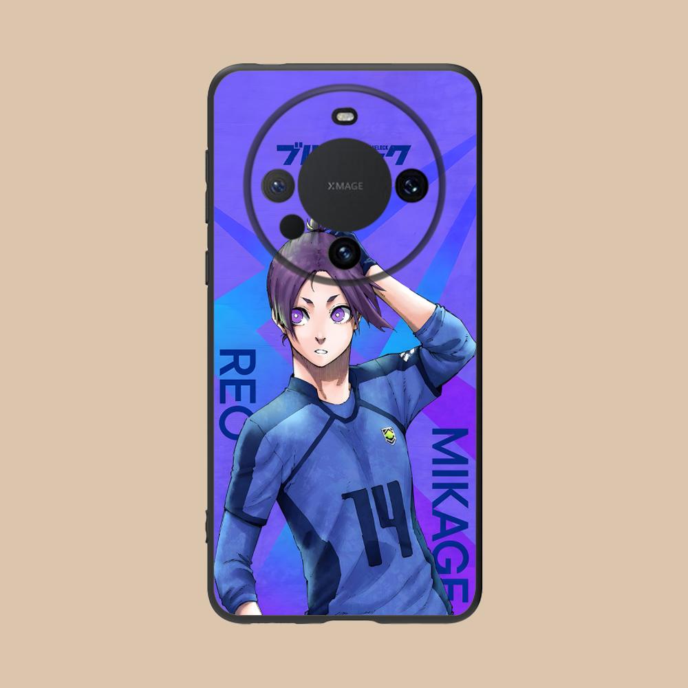 

Blue Lock Reo Mikage Matte TPU Mobile Phone Case for Huawei Mate 60 50 40 30 20 10 Pro Plus Lite E 5G Colorful Printing Cover Huawei Mate 10 Lite