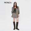 MO&Co. Prince of Wales Check Wool Blend Blazer