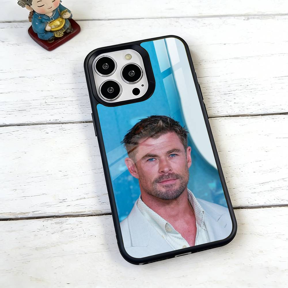 Chris Hemsworth Phone Case For iPhone17,16,15,14,13,12,11 Plus,Pro Magnetic with Magsafe Wireless Charging iPhone12PRO