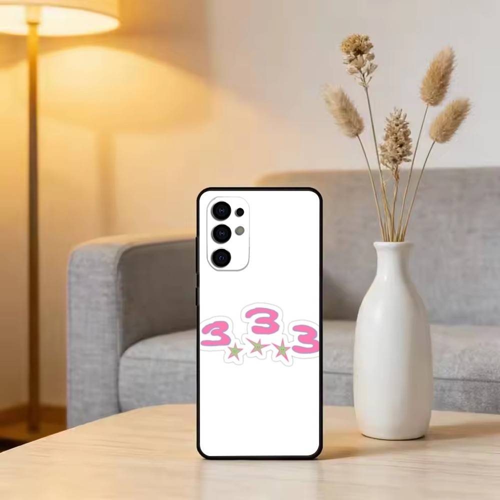 B-Bladee DG 3-3-3 Phone Case Black Silicone Soft For Samsung S25,S24,S21,S22,S23,S30,Ultra,S20,Plus,Fe,Lite Samsung S24Plus