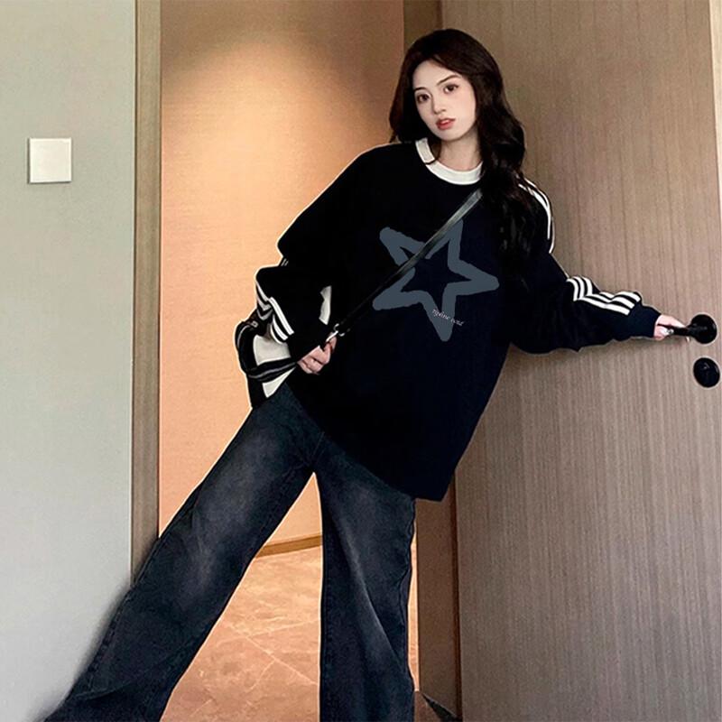 

JOEM Women s Stylish Long-Sleeve Sweatshirt XL