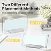 Desktop Banknote Display Frame Transparent Paper Currency Collection Stand For Collectors Ticket Protector Decor