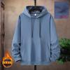 Herren S Übergröße 8XL Fleecegefüttert Einfarbig Lässig Sweatshirt