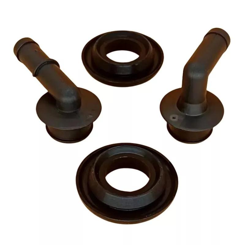 PCV Valve & Grommet 4PCS Black 53013360AA 53030497 02946079 For 1997-2006 Jeep Wrangler TJ Wrangler Cherokee
