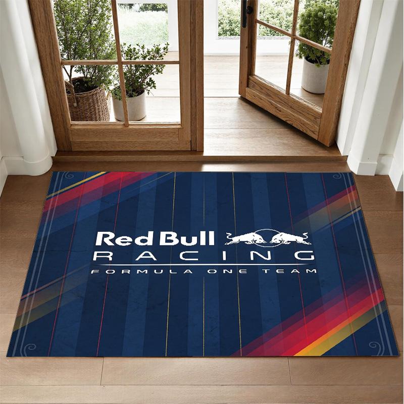 Red Bull Racing Design Kristall-Samt-Teppich Weiche Dekorationsmatte für Schlafzimmer Eingang