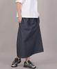 SAINTCREW Pocketless H-Line Wide Long Skirt Pll-1311 Denim Indigo