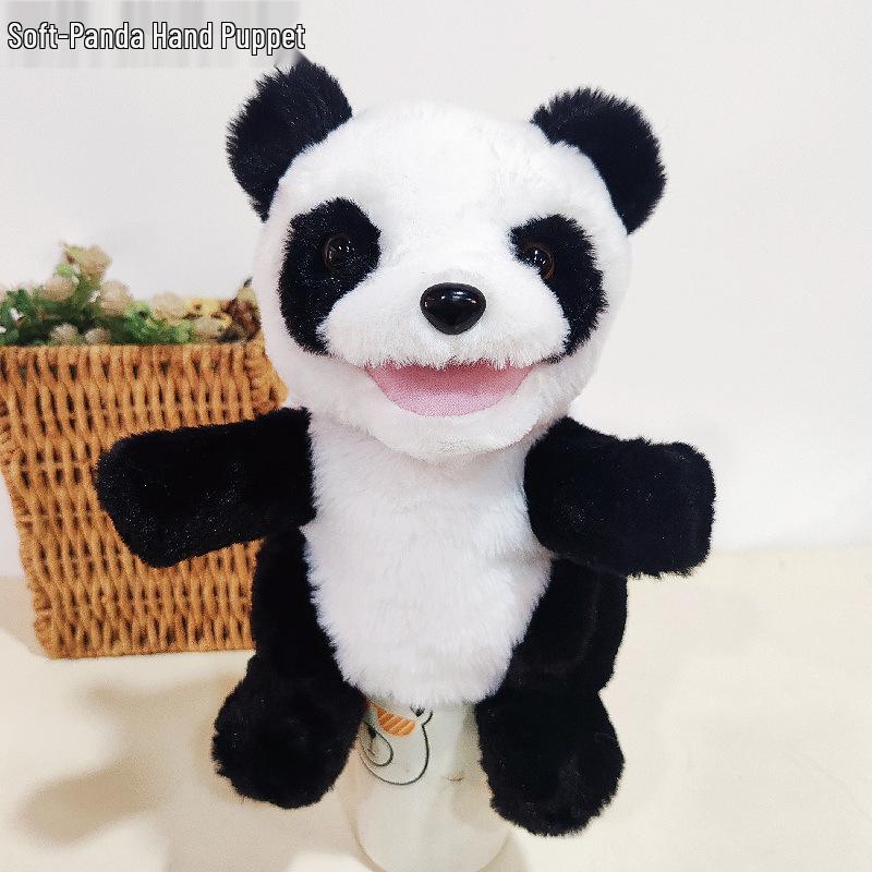 Cartoon Animal Hand Puppet Plush Doll for Kids' Interactive Play