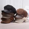 Spliced Duckbill Cap Love Baker Boy Hat New Beanie Hat Casual Outings