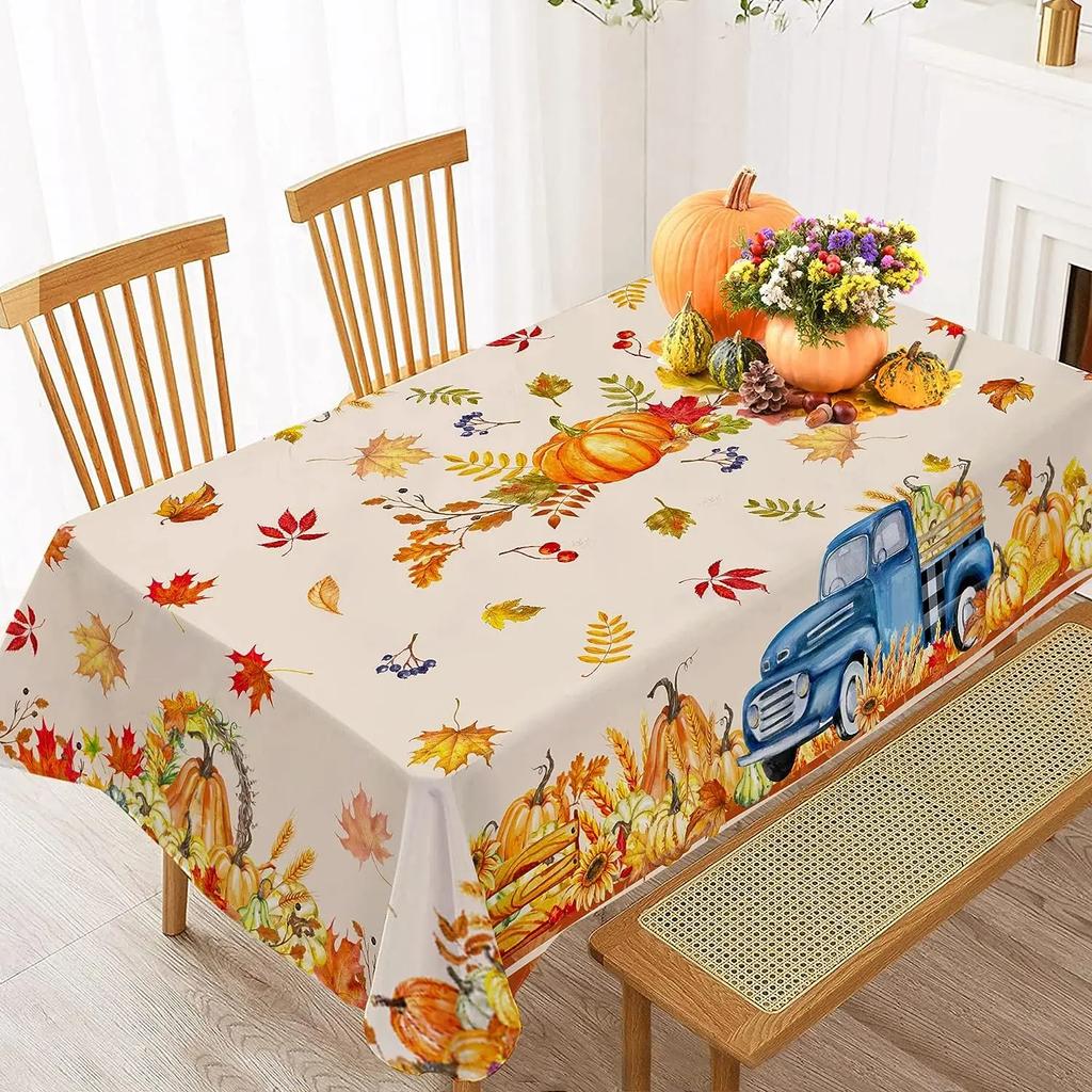 European-style Checkered Fringed Tablecloth, Washable Polyester Tablecloth, Suitable for Wedding, Kitchen, Coffee Shop, Table De