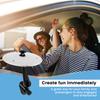 Mini Car Crash Cymbal Fun Hand-shooting Car Air Vent Drum Cymbal Universal Auto Interior Accessories for Vehicles Music Lovers