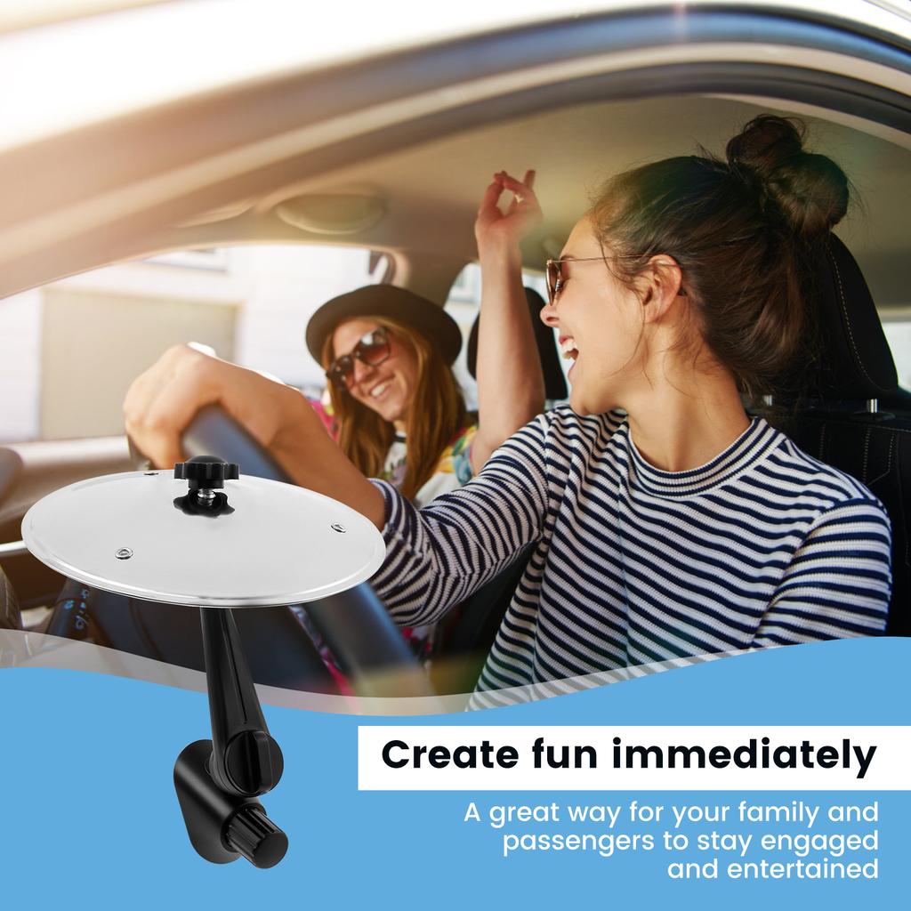 Mini Car Crash Cymbal Fun Hand-shooting Car Air Vent Drum Cymbal Universal Auto Interior Accessories for Vehicles Music Lovers