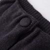 ZA Womens Dark Gray Round Neck Single-Breasted Knit Cardigan 2025 Fall
