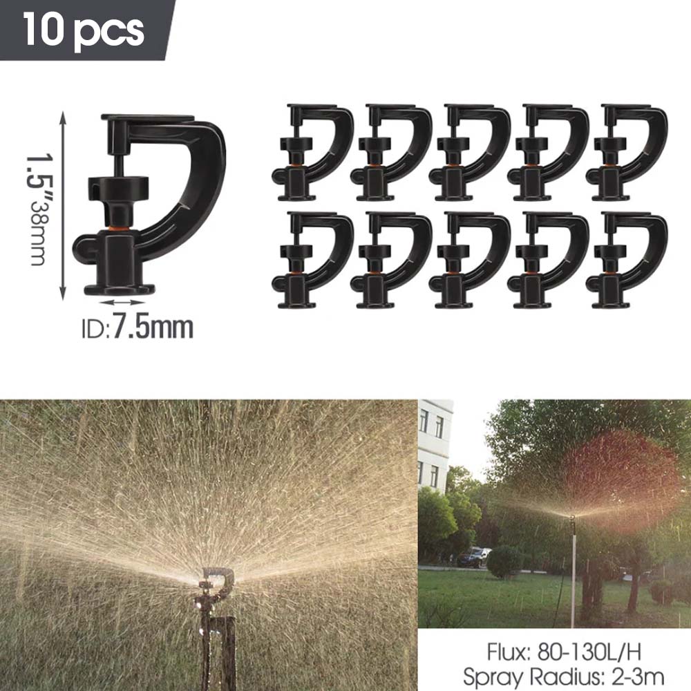 

24 Types Garden Sprinkler Device 90° 180° 360° Refraction Type Suspension Irrigation Nozzle Free DIY Automatic Watering System