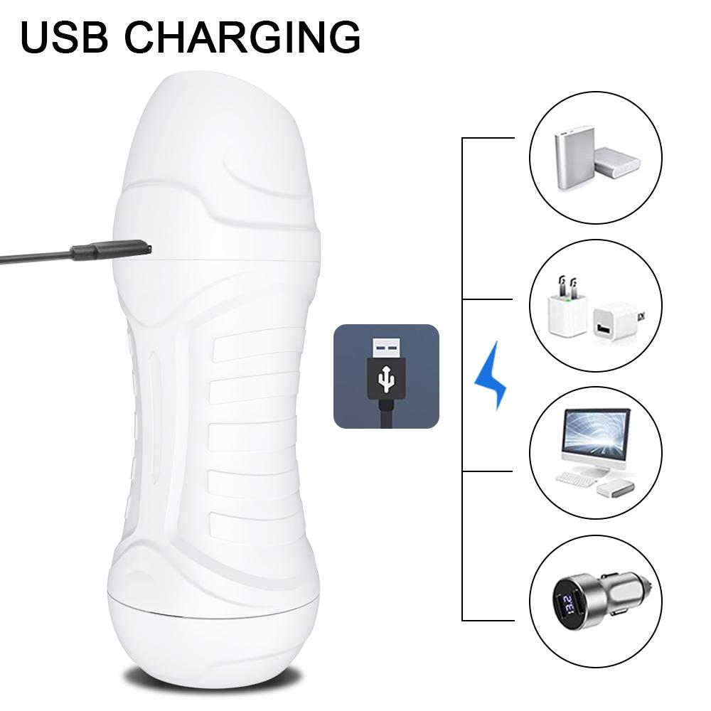 Mannlige onani leker Automatisk suge onani kopp For menn Deep Throat Oral Vagina Suging Blowjob Vibrerende Sex Machine