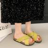 Fashion 2025 New Summer Elegant Fish Mouth Casual Outside Beach Slippers Fashionable Comfortable Round Toe Flat Slippers for Women