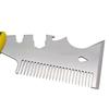 13-in-1 Multi-Function Putty Knife, Stainless Steel Paint Scraper with Comb, Paint Roller Cleaner, Hammerable End Cap