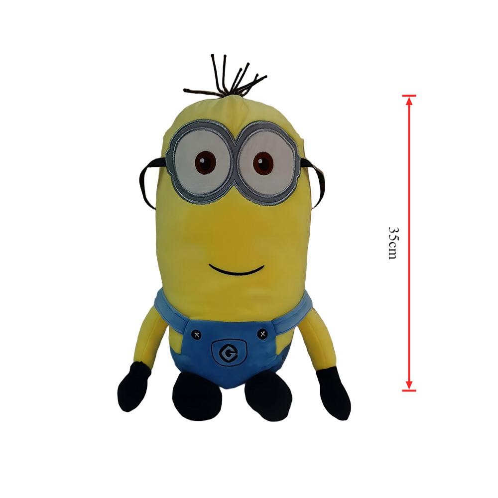 Minions Movie Periphery Yellow Plush Bob Stewart Plush Toy Jeans Plush Doll Pillow Soft Stuffed Sofa Decoration Birthday Gift