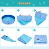 OWNPETS Foldable Pet Pool, PVC Dog Pool, Pet Pool for Kids, No Inflation Required, Easy to Carry, Includes Drain Plug, Easy Storage, Bath Tub, Large