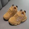 Kids Chunky Sneakers Girls Boys Breathable Mesh Running Shoes With