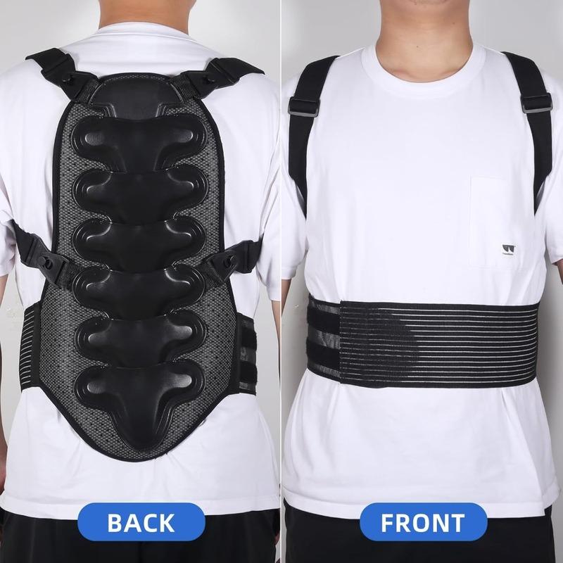 Cienfy Back Spine Protector Anti-Fall Protective Gear for Snowboarding, Skateboarding, Skating and Skiing
