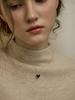 Before Moonrise 14K Colored Heart Necklace Gn302B