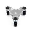 MXLA Heavy Duty Steel Object Transport Mover Dollies Triangular Base Rolling Casters