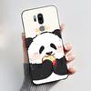 Case For LG G7 ThinQ Casing G710EM Cute Love Rabbit Funny Cartoon Ultra Slim TPU Black Silicone Soft Case LG G7 Plus Phone Cover