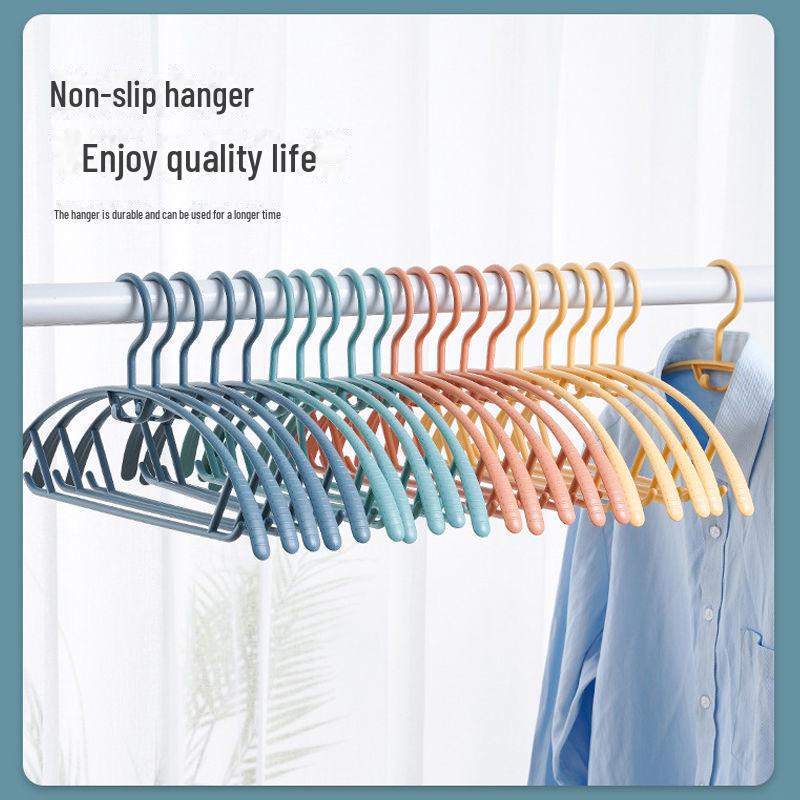 Non-Slip Seamless Clothes Drying Rack for Household Wardrobes