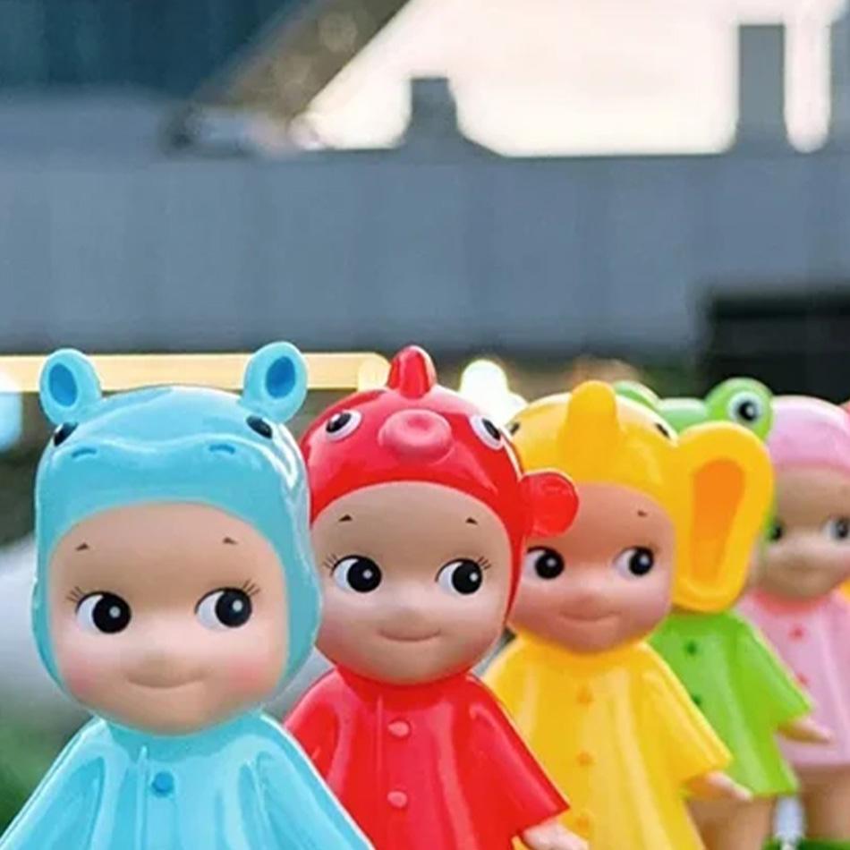 I Love Rainy Day Series Mini Blind Box Model Cute Cartoon Doll Collectible Toy For Desktop Decoration Gift Durable