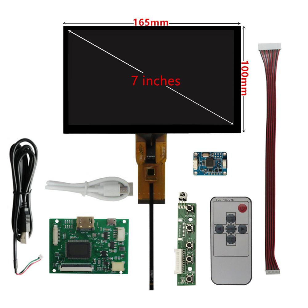 7palcový 1024*600 LCD displej Ovládací deska ovladače Digitizér kompatibilní s HDMI monitor pro počítač Raspberry Pi Banana