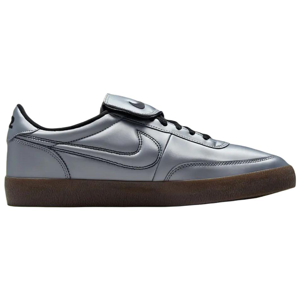Nike Killshot 2 Leather Premium Tiempo Pack - Sneakers Unisex Grigio Freddo Metallico Gomma Nera-Marrone Scuro IM4842-099