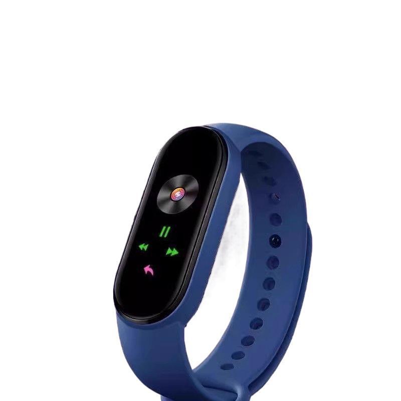 Stylish Multi-Function Sports Bracelet with Heart Rate Monitor and Custom Wallpaper – Perfect for Students